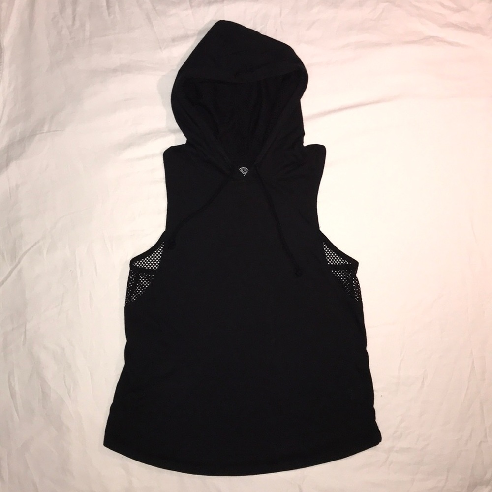 Black Athletic Muscle Tank/Hoodie
